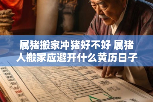 属猪搬家冲猪好不好 属猪人搬家应避开什么黄历日子 属猪搬家冲猪好不好 属猪人搬家应避开什么黄历日子