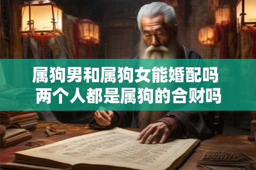 属狗男和属狗女能婚配吗 两个人都是属狗的合财吗