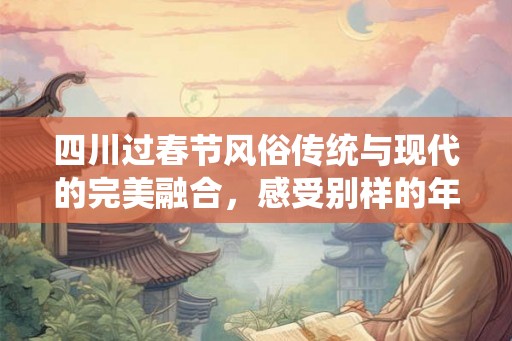 四川过春节风俗传统与现代的完美融合，感受别样的年味！