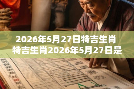2026年5月27日特吉生肖 特吉生肖2026年5月27日是什么