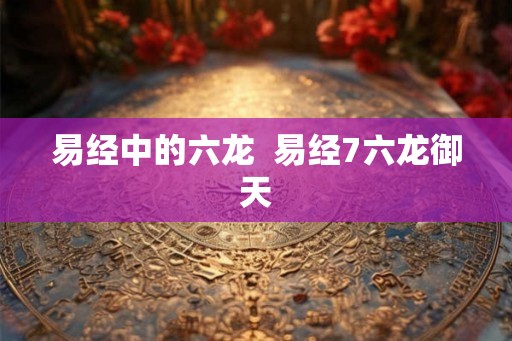 易经中的六龙  易经7六龙御天