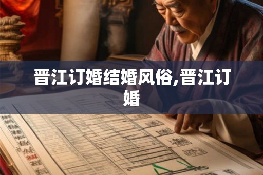 晋江订婚结婚风俗,晋江订婚