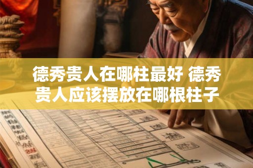 德秀贵人在哪柱最好 德秀贵人应该摆放在哪根柱子