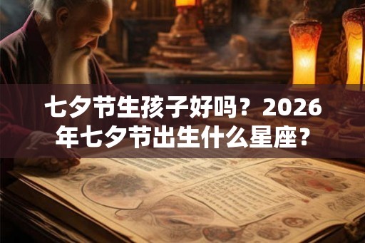 七夕节生孩子好吗？2026年七夕节出生什么星座？