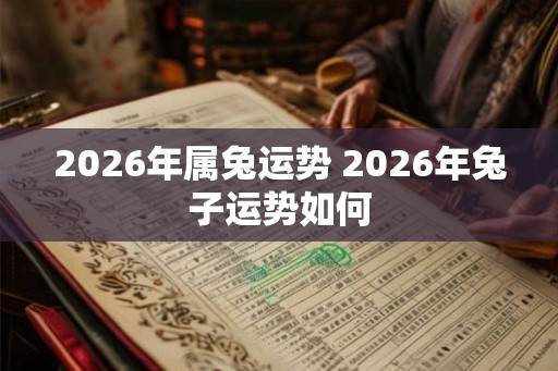 2026年属兔运势 2026年兔子运势如何 2026年属兔运势 2026年兔子运势如何