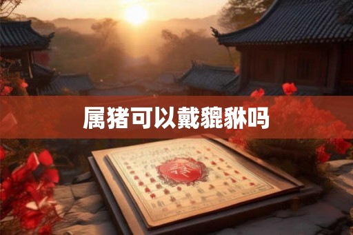 属猪可以戴貔貅吗