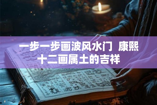 一步一步画波风水门  康熙十二画属土的吉祥