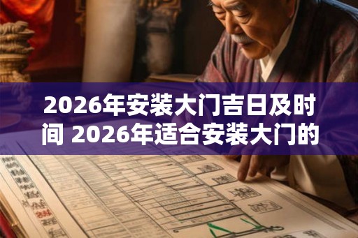 2026年安装大门吉日及时间 2026年适合安装大门的日子和时间是什么