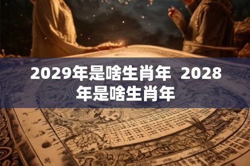 2029年是啥生肖年  2028年是啥生肖年