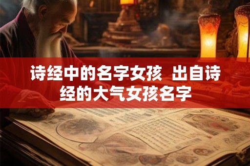 诗经中的名字女孩  出自诗经的大气女孩名字