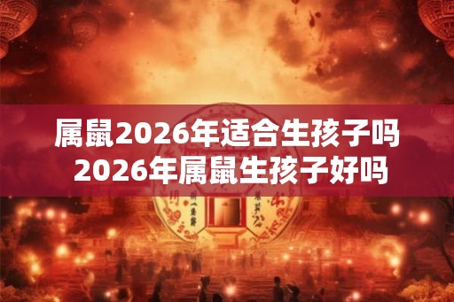 属鼠2026年适合生孩子吗 2026年属鼠生孩子好吗