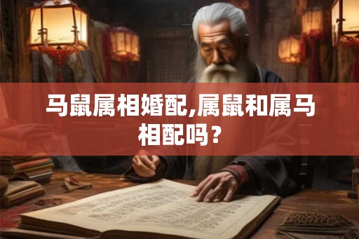 马鼠属相婚配,属鼠和属马相配吗? 马鼠属相婚配,属鼠和属马相配吗?