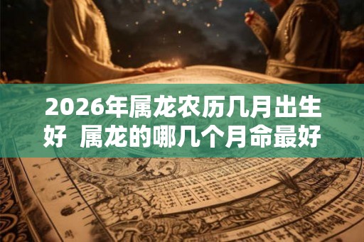 2026年属龙农历几月出生好  属龙的哪几个月命最好