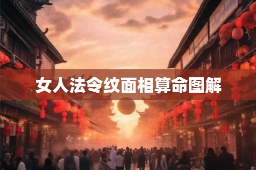 女人法令纹面相算命图解