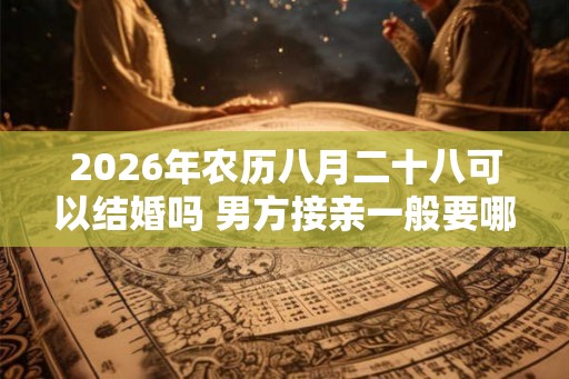 2026年农历八月二十八可以结婚吗 男方接亲一般要哪些人