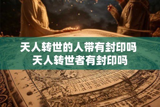 天人转世的人带有封印吗 天人转世者有封印吗 天人转世的人带有封印吗 天人转世者有封印吗