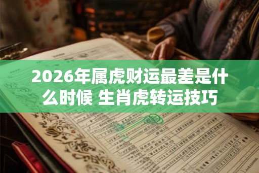 2026年属虎财运最差是什么时候 生肖虎转运技巧 2026年属虎财运最差是什么时候 生肖虎转运技巧