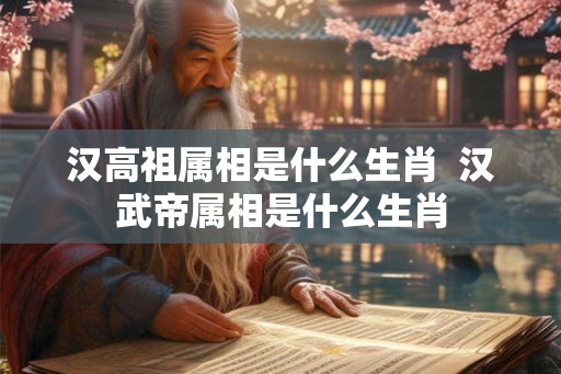 汉高祖属相是什么生肖  汉武帝属相是什么生肖