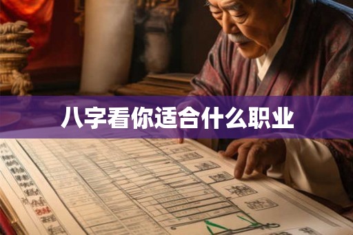 八字看你适合什么职业