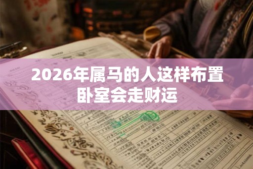 2026年属马的人这样布置卧室会走财运