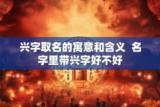 兴字取名的寓意和含义 名字里带兴字好不好 兴字取名的寓意和含义 名字里带兴字好不好