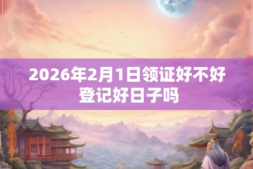 2026年2月1日领证好不好 登记好日子吗 2026年2月1日领证好不好 登记好日子吗