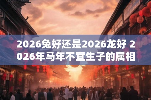 2026兔好还是2026龙好 2026年马年不宜生子的属相