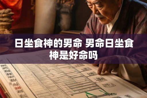 日坐食神的男命 男命日坐食神是好命吗