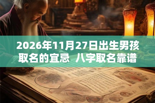 2026年11月27日出生男孩取名的宜忌  八字取名靠谱吗
