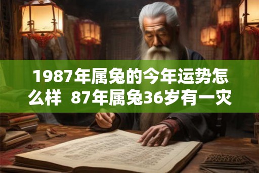 1987年属兔的今年运势怎么样  87年属兔36岁有一灾