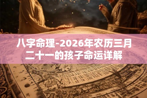 八字命理-2026年农历三月二十一的孩子命运详解 八字命理-2026年农历三月二十一的孩子命运详解