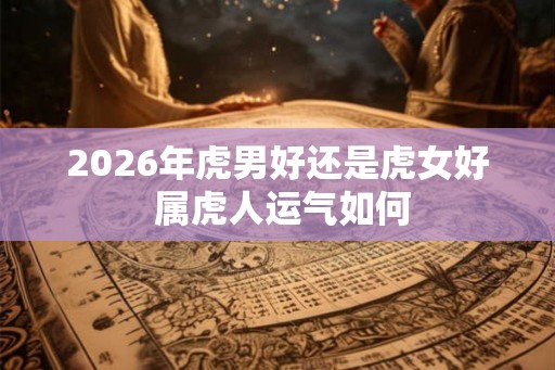 2026年虎男好还是虎女好 属虎人运气如何