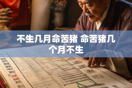 不生几月命苦猪 命苦猪几个月不生 不生几月命苦猪 命苦猪几个月不生
