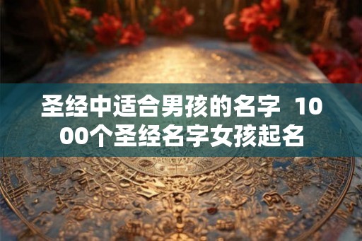 圣经中适合男孩的名字  1000个圣经名字女孩起名