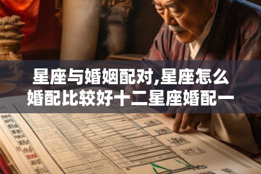 星座与婚姻配对,星座怎么婚配比较好十二星座婚配一览表