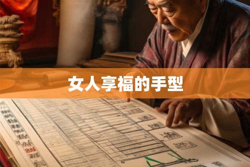 女人享福的手型