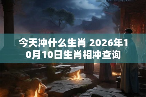 今天冲什么生肖 2026年10月10日生肖相冲查询