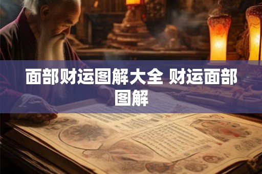 面部财运图解大全 财运面部图解