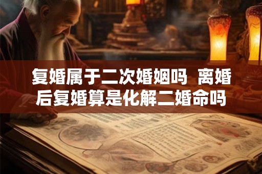 复婚属于二次婚姻吗  离婚后复婚算是化解二婚命吗