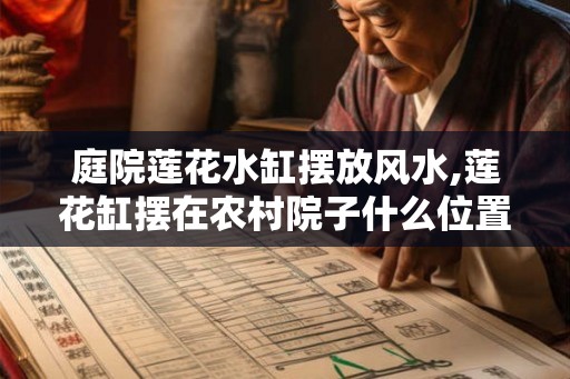 庭院莲花水缸摆放风水,莲花缸摆在农村院子什么位置？