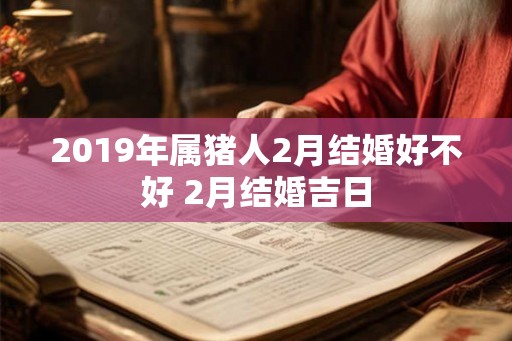 2019年属猪人2月结婚好不好 2月结婚吉日