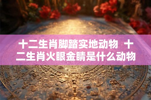 十二生肖脚踏实地动物  十二生肖火眼金睛是什么动物