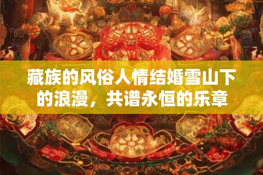 藏族的风俗人情结婚雪山下的浪漫，共谱永恒的乐章