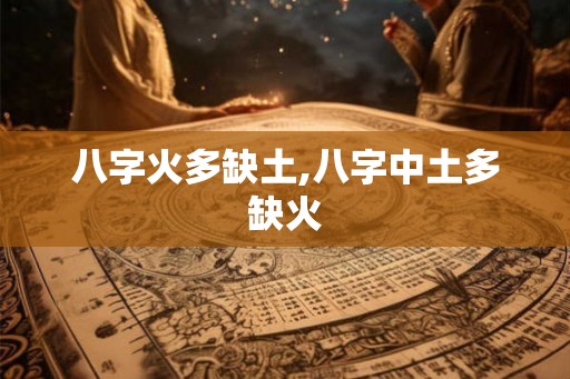 八字火多缺土,八字中土多缺火