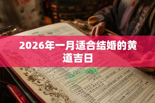 2026年一月适合结婚的黄道吉日 2026年一月适合结婚的黄道吉日