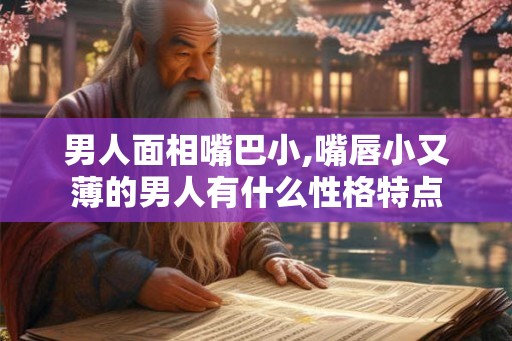 男人面相嘴巴小,嘴唇小又薄的男人有什么性格特点