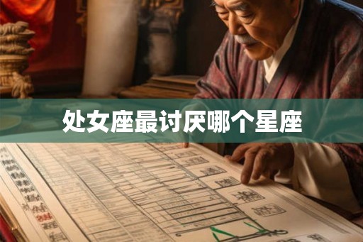 处女座最讨厌哪个星座