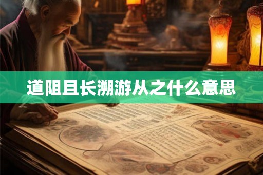道阻且长溯游从之什么意思 道阻且长溯游从之什么意思
