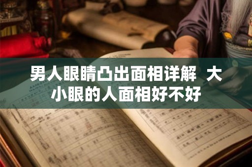男人眼睛凸出面相详解 大小眼的人面相好不好 男人眼睛凸出面相详解 大小眼的人面相好不好