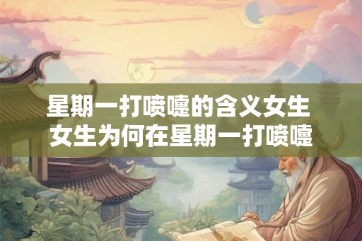 星期一打喷嚏的含义女生 女生为何在星期一打喷嚏